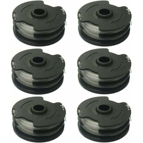 Carrete de hilo para Parkside PRTA 20-Li A1 / B2 / C3. Carretes de hilo de repuesto para desbrozadora inalámbrica LIDL Parkside PRTA 20-Li A1 / B2 / C3, PRT 300 A1, PRT 550 A1 / A3 (6 unidades).