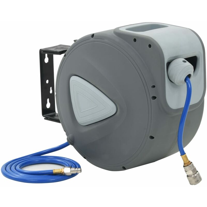 

Carrete de manguera de aire automático 1/4' - Gris