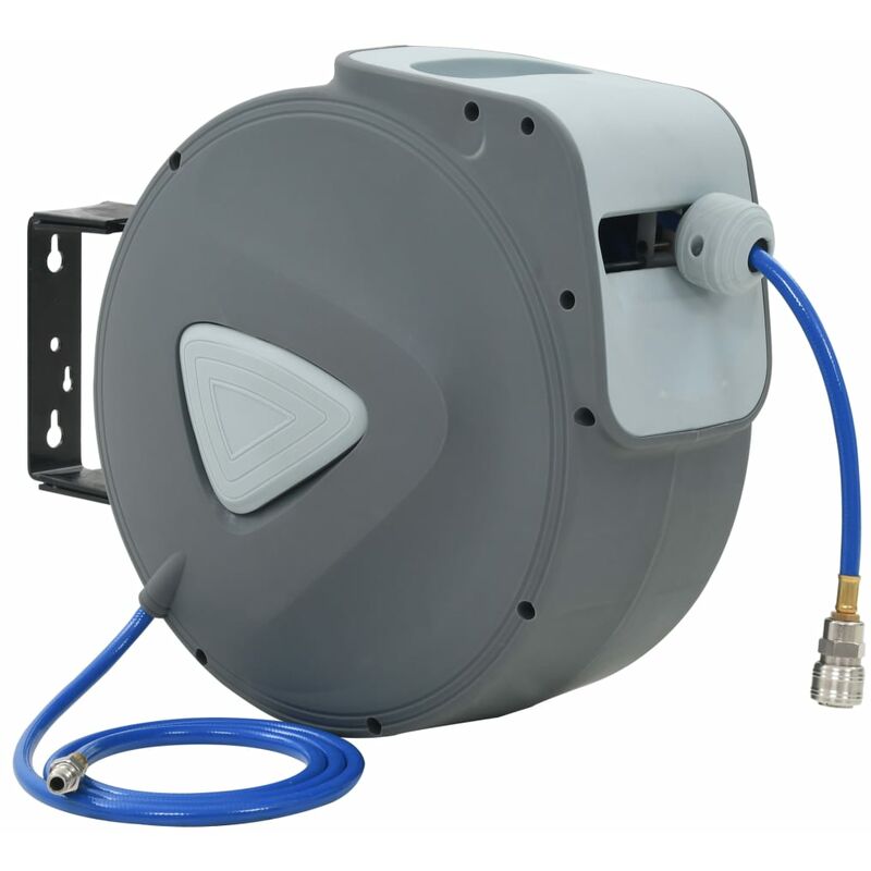 

Carrete de manguera de aire automático de 1/4' - Gris