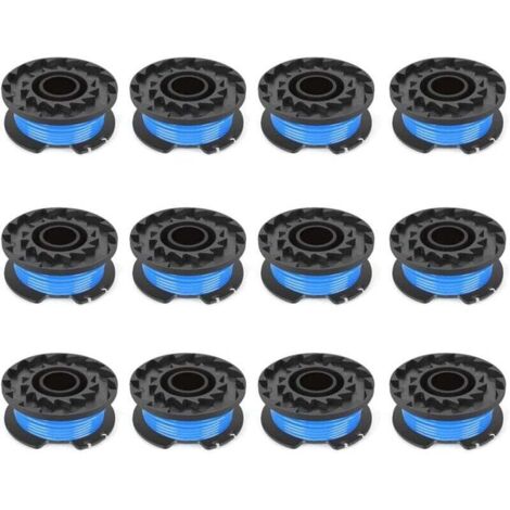 Carrete de repuesto Poweka compatible con hilo de 1,65 mm de diámetro para desbrozadoras de 24 V G24LT25, G24LT, G24LT28, G24LT30M Serie 4, hilo de 8 m, 1,65 mm (10 carretes)