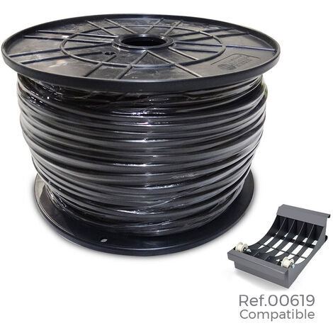 CARRETE MANGUERA ACRILICA 1KW 3X2,5 NEGRA 150 M (BOBINA GRANDE)