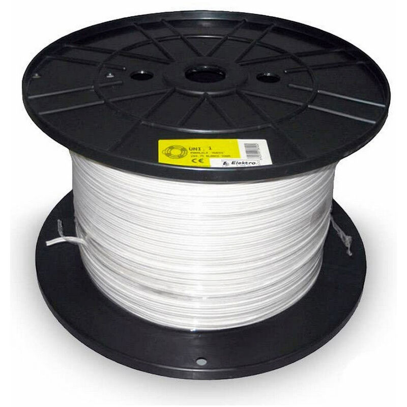 

Carrete paralelo 'audio' 2x0,75mm blanco 1000mts - EDM