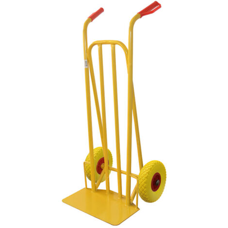 Carretilla Almacen / Sacos Ruedas Macizas Llantas De Plástico
