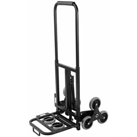 Carretilla de mano multiusos con 6 ruedas, carrito de playa, carrito de Camping, carrito de compras, carrito plegable con ruedas,Black,CHINA