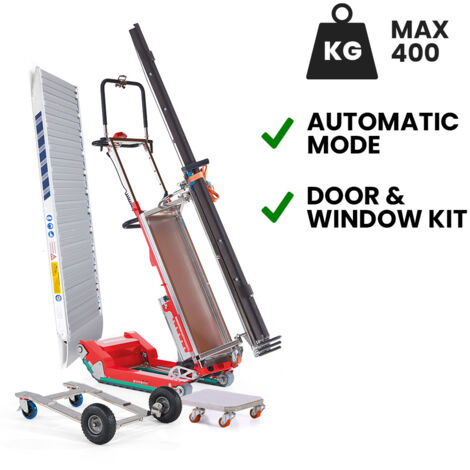 Carretilla sube escaleras eléctrica Skipper con kit de carpintero batería AGM estándar 400 kg