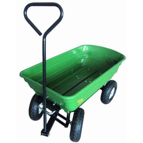 Carretillas de acero Vigor Argo 4 ruedas abatible de 75 litros