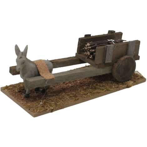 Carretto con Carico Rami per Presepe - RR86655B