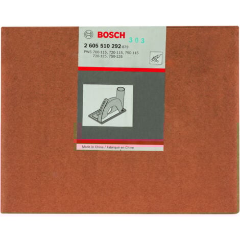 Carril guía con racor de aspiración para cortar 115/125 mm  BOSCH 2605510292