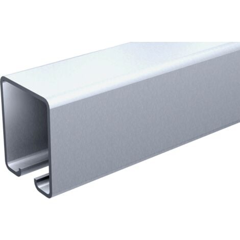 Carril MANTION de acero galvanizado - 35x30 mm - Longitud 3 m - 3530/300