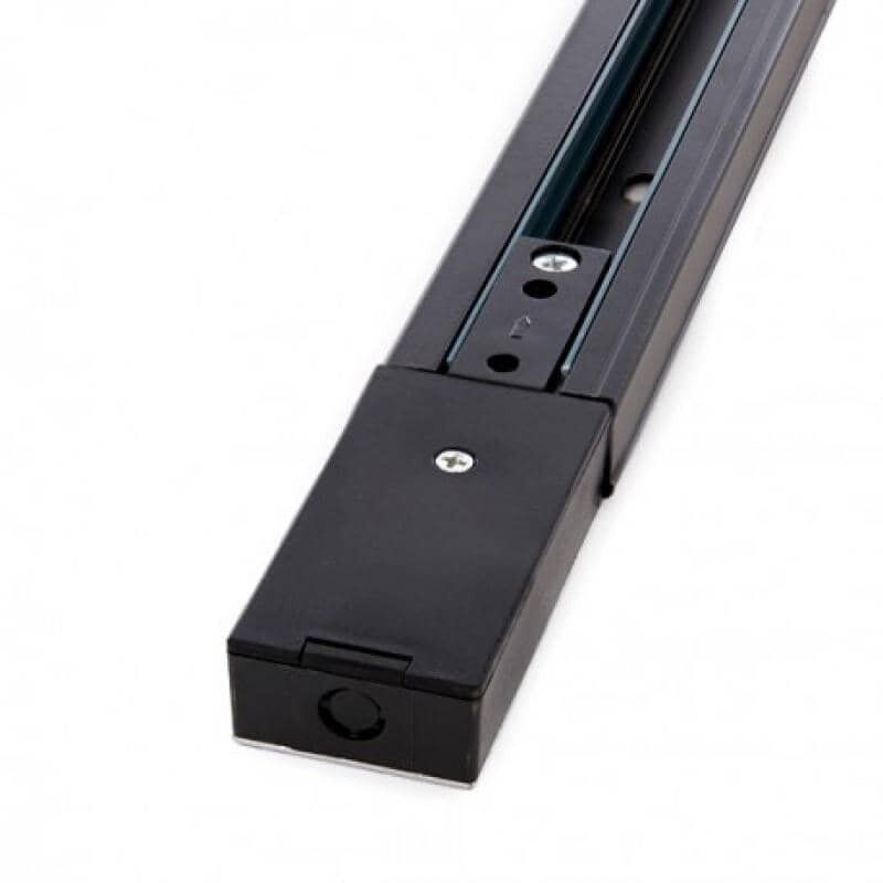 

Carril Monofasico Reforzado Negro 1 Metro