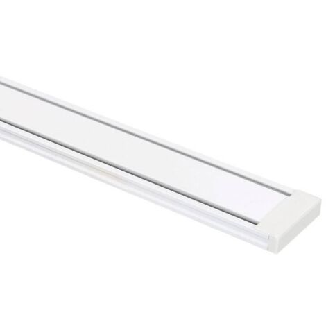 Carril SLIM 48V, 1m, blanco