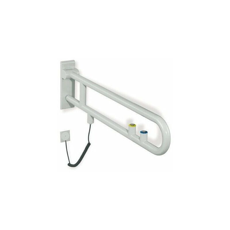 

Carril soporte abatible versión SERIE 801 pulsador / función empotrar amarillo 850mm naranja