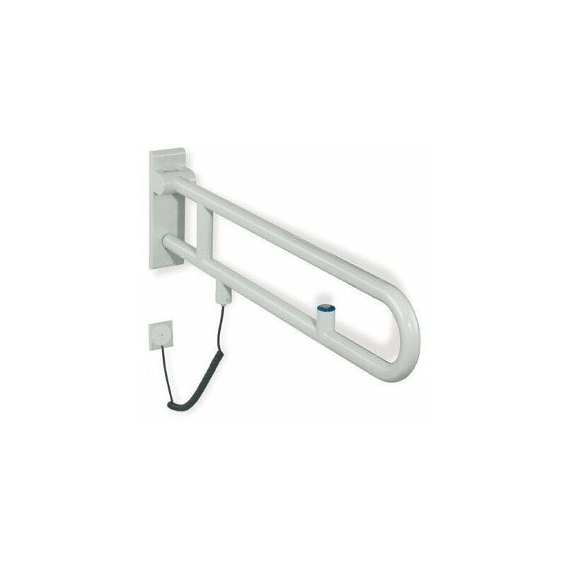 

Carril soporte abatible versión SERIE 801 rojo Botón 900mm coral
