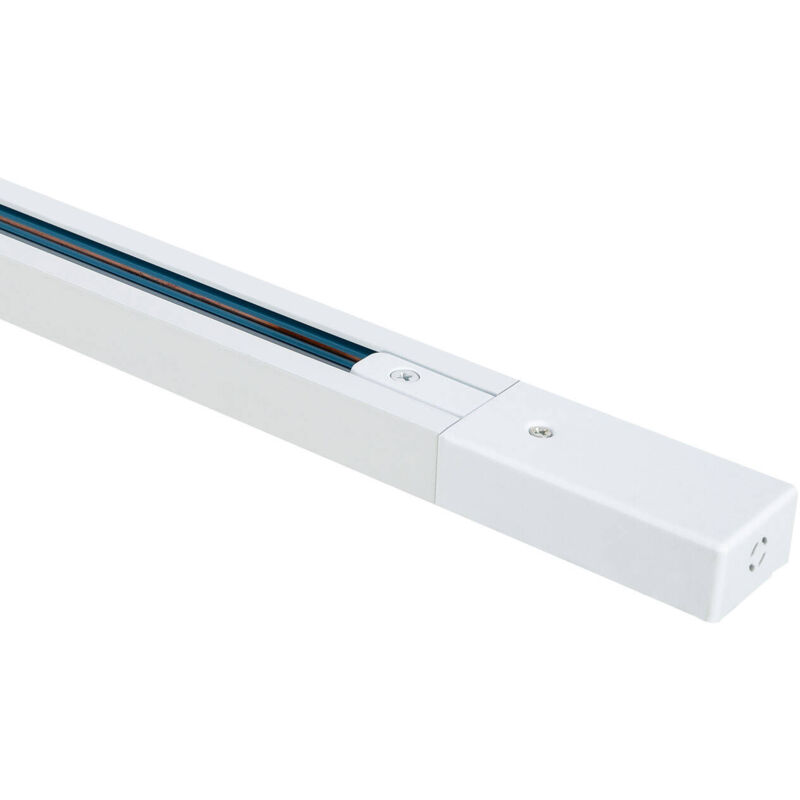 

Carril Trifásico Aluminio para Focos LED 1 Metro Blanco - Blanco