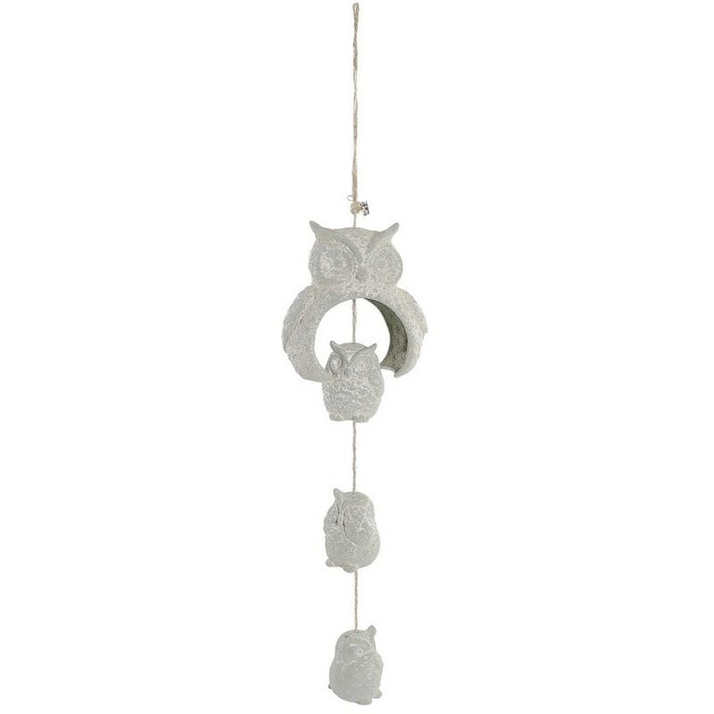 

Carrillón DKD Home Decor Búho Shabby Chic (17 x 10 x 59 cm)