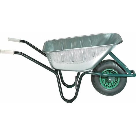 CARRIOLA CARRELLO DA GIARDINO RIBALTABILE - 50LT - 4 RUOTE Con Pneumatici Da  10 Pollici - RPSRLS