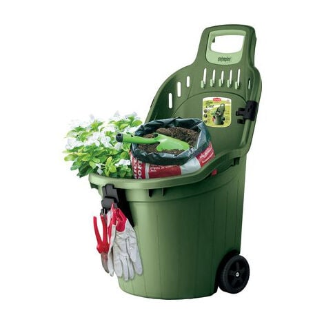 BIGHOUSE IT CARRIOLA MULTIUSO HELPY CART VERDE LT 50 CM 60X53 H.CM 88