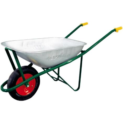 Carriola smontata "ITP38" con telaio tubolare e vasca zincata 75 lt