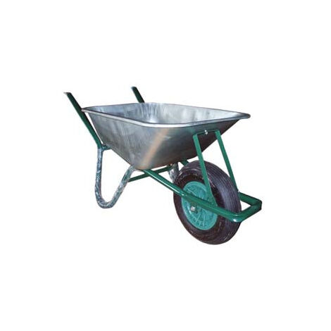 Carriola Telaio In Acciaio Con Vasca Zincata Lt.85 - vasca zincata lt.85