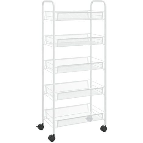 vidaXL Carrito de cocina 5 niveles hierro Multicolores Multitalla Comedor