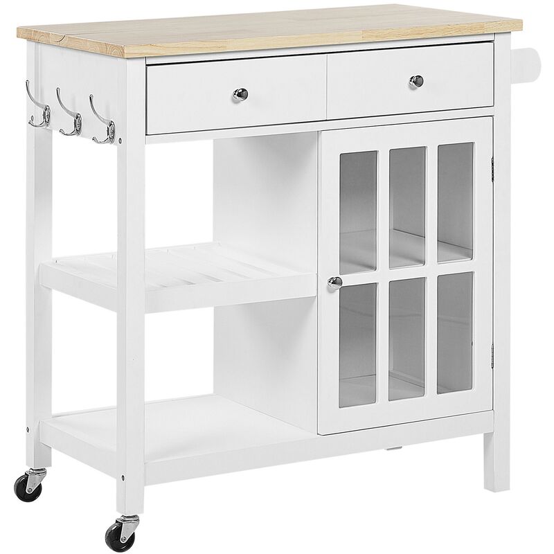 

Carrito de cocina blanco GENOA