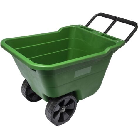 WERKA PRO Carrito de jardín con ruedas y tanque de 90L
