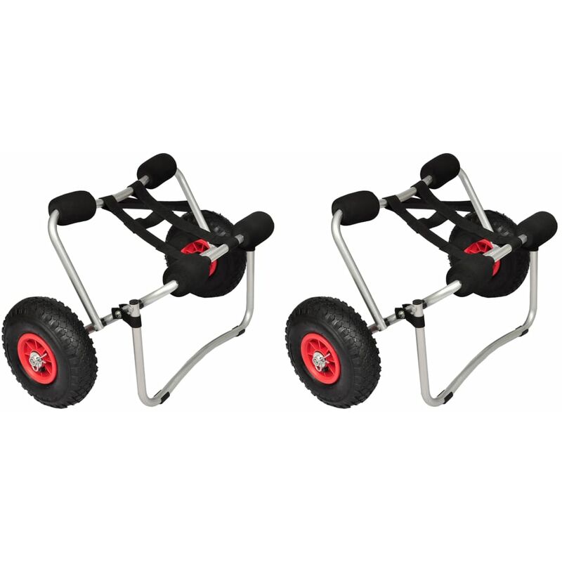 

Bh Design - Carrito de kayak 2 unidades aluminio