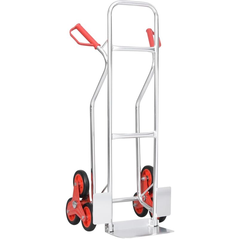 

Carrito de mano para escalera 6 ruedas 51x53,5x118 cm 150 kg