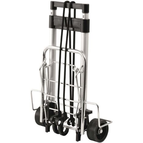 Carrito de mano plegable Balos Telescopic Transporter 650304 Outwell - Plateado