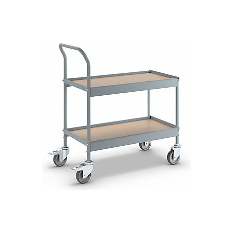 Carrito de recogida  L x A x H 720 x 380 x 855 mm  con 4 ruedas