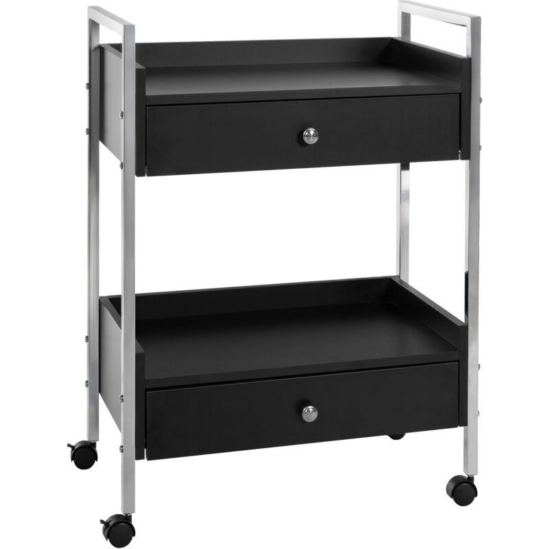 

Carrito de Servicio Luxus de 2 Niveles Negro