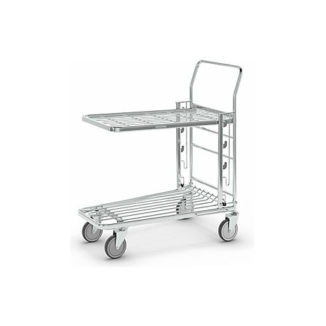 Carrito de supermercado  galvanizado  L x A x H 890 x 520 x