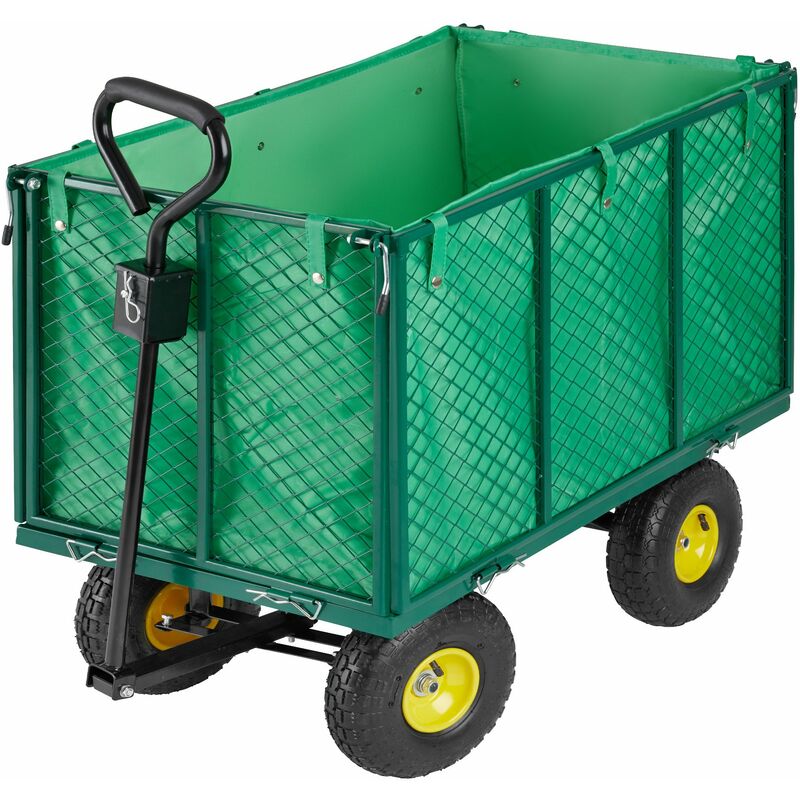 

Tectake - Carrito de transporte máx. 544 kg - carretilla de mano para jardín, carro con mango para transporte manual, carretilla de transporte de