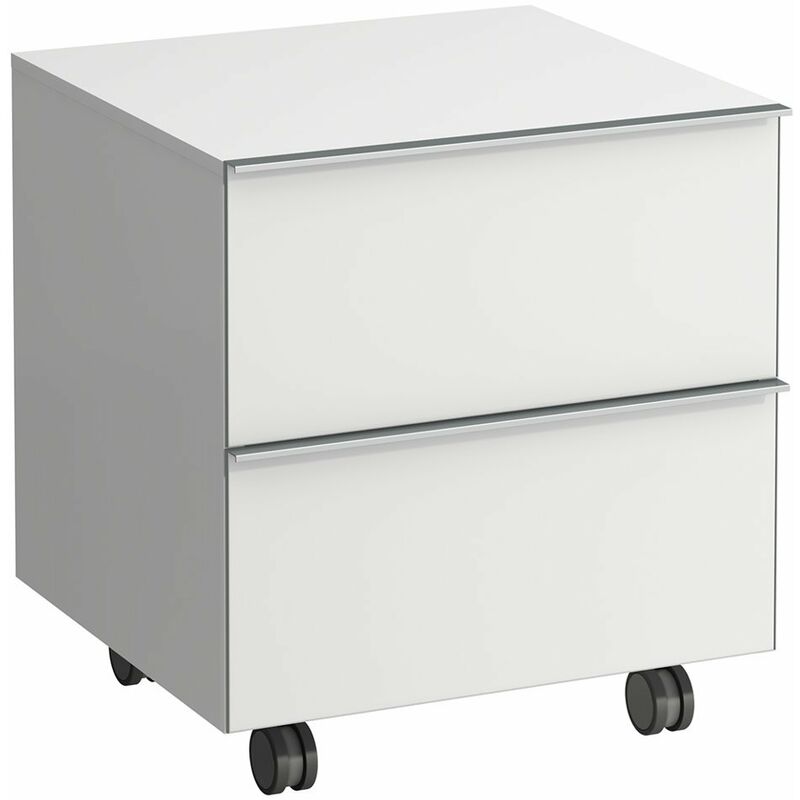 

Laufen - Carrito Espaciador, 2 cajones de cierre suave, 520x535x500, color: Nieve (blanco mate) - H4111921601001