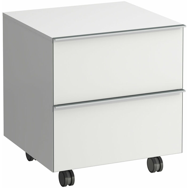 

Laufen - Carrito Espaciador, 2 cajones de cierre suave, 520x535x500, color: Nogal claro - H4111921601011