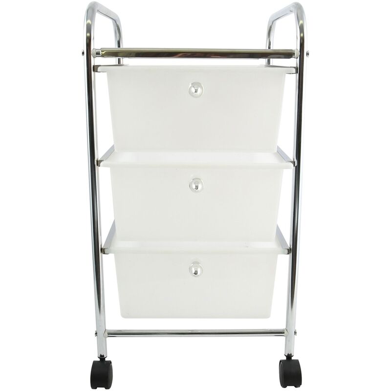 

Carriton baño cromado de 3 cajones . - MSV