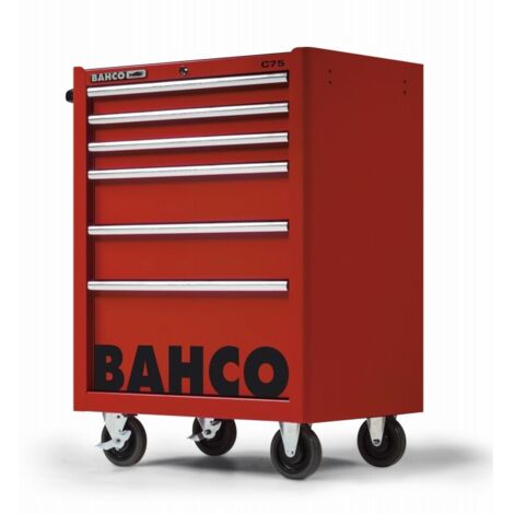 CARRO CLASSIC 26 5 CAJONES ROJO - BAHCO