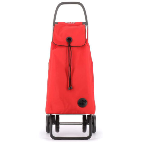 Carro compra 2+2 de 4 ruedas "Imax MF" color rojo imx302-002 rolser
