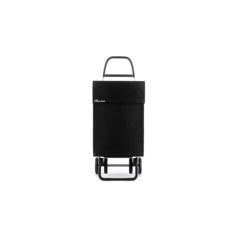 Carro compra "2+2" de 4 ruedas nylon negro jea032 rolser