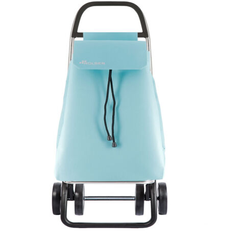 Carro compra 2+2 de 4 ruedas "Saquet LN" color azul celeste saq056 rolser