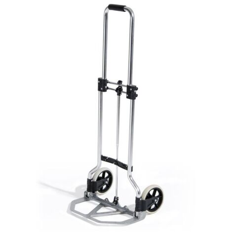 Carro de aluminio plegable con capacidad de 45 kg