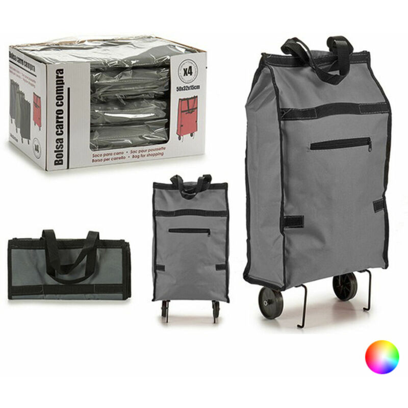 

Carro de Compra Plegable (14 x 53 x 31,5 cm) Gris - Bigbuy Home