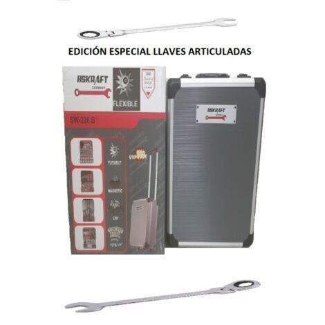 CARRO DE HERRAMIENTAS EDICION ESPECIAL CON LLAVES ARTICULADAS MALETIN