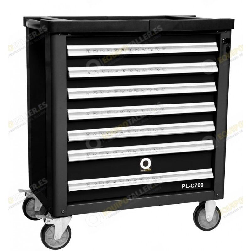 EQT - Chariot à outils sans équipement 7 tiroirs