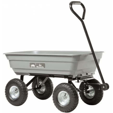 Carro de jardín 4x4 GARDEN con caja de polypro basculante 75l HAEMMERLIN - 320062001