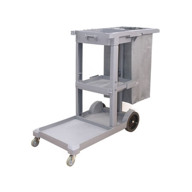 

Carro de limpieza gris