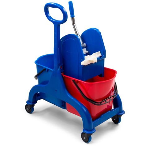 Carro de limpieza profesional doble de 50 litros DENOX- FAMESA