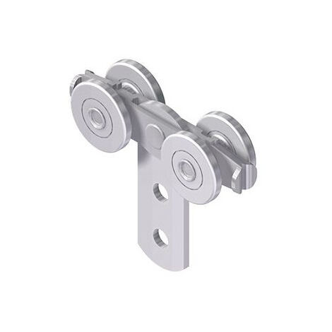 Carro de metal de 4 ruedas para rail CEPRO