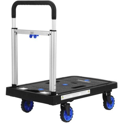 Carro de plataforma plegable para transporte y almacén 150kg KD3093