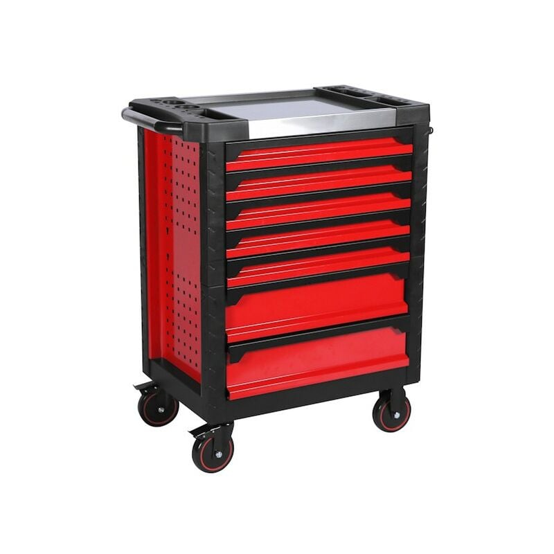 

Jomafa - CARRO DE TALLER SIN HERRAMIENTAS 7 CAJONES, ROJO
